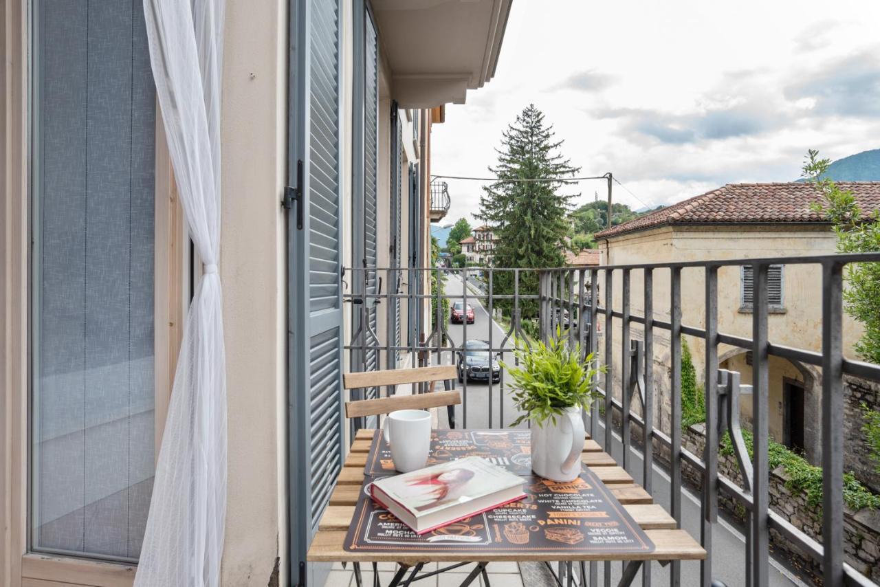 Lake Como Studio With Balcony And Private Parking Ossuccio ภายนอก รูปภาพ